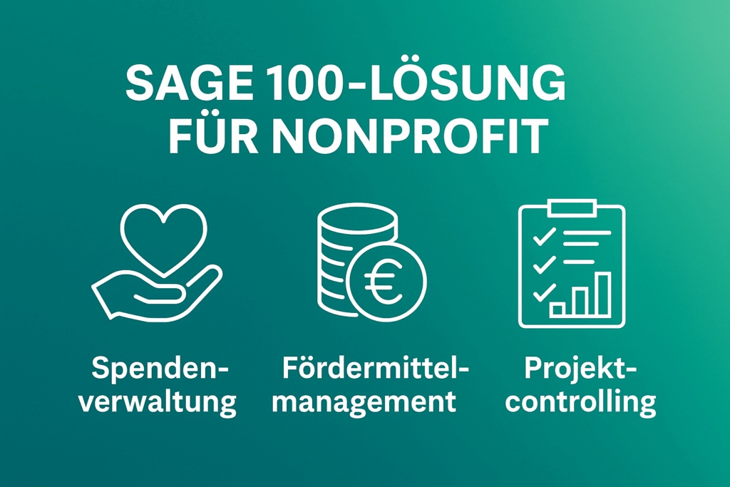 Sage 100 Lösung für Nonprofit Sage Business Software