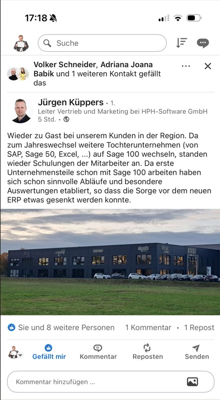 Sage 100 löst SAP, Sage 50 und Excel ab