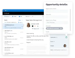 Sage Sales Management und Microsoft 365