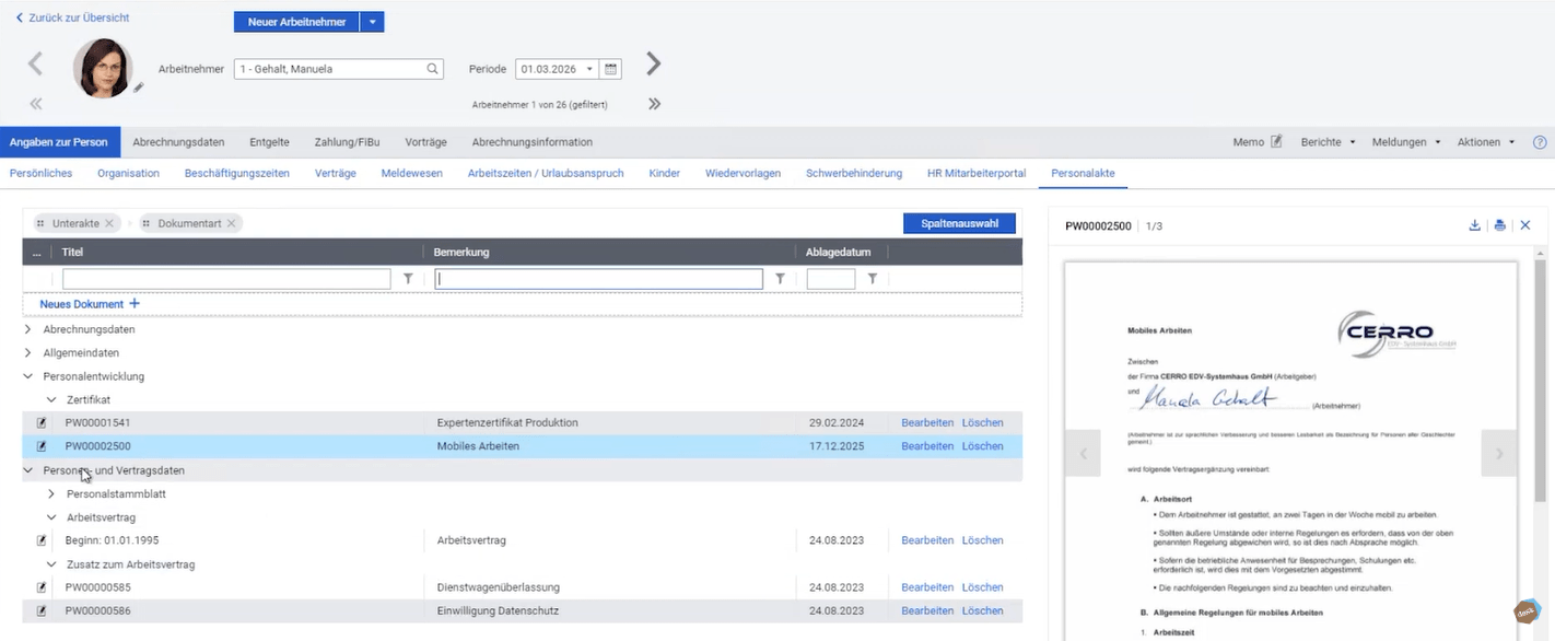 Sage HR Suite Digitale Personalakte: Pflicht ab 2027