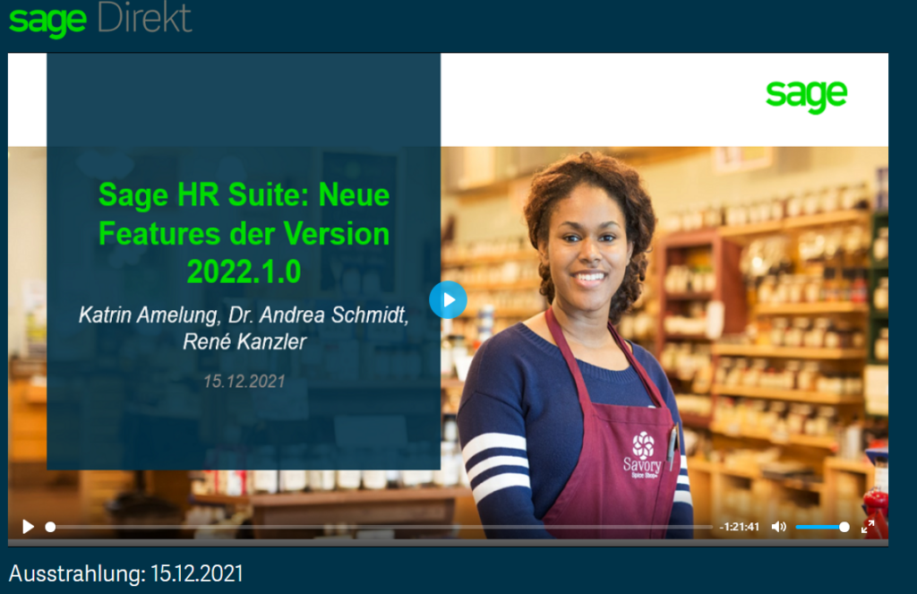Sage HR 2022.1