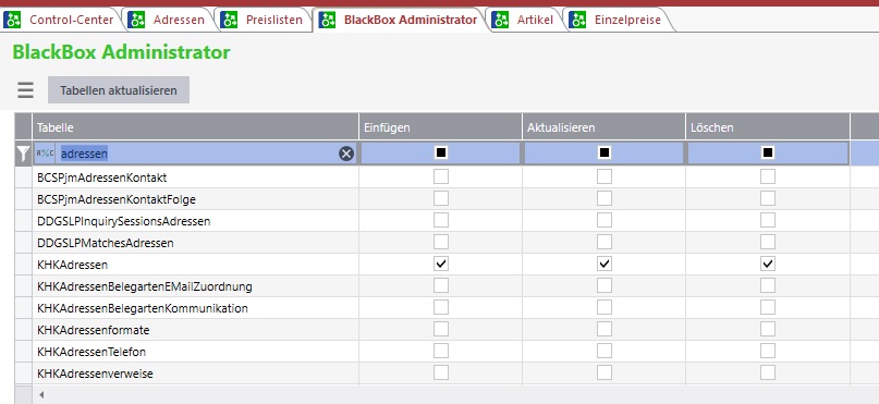Sage 100 Änderungen protokollieren