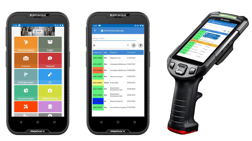 Sage 100 mobile Datenerfassung im Lager MDE