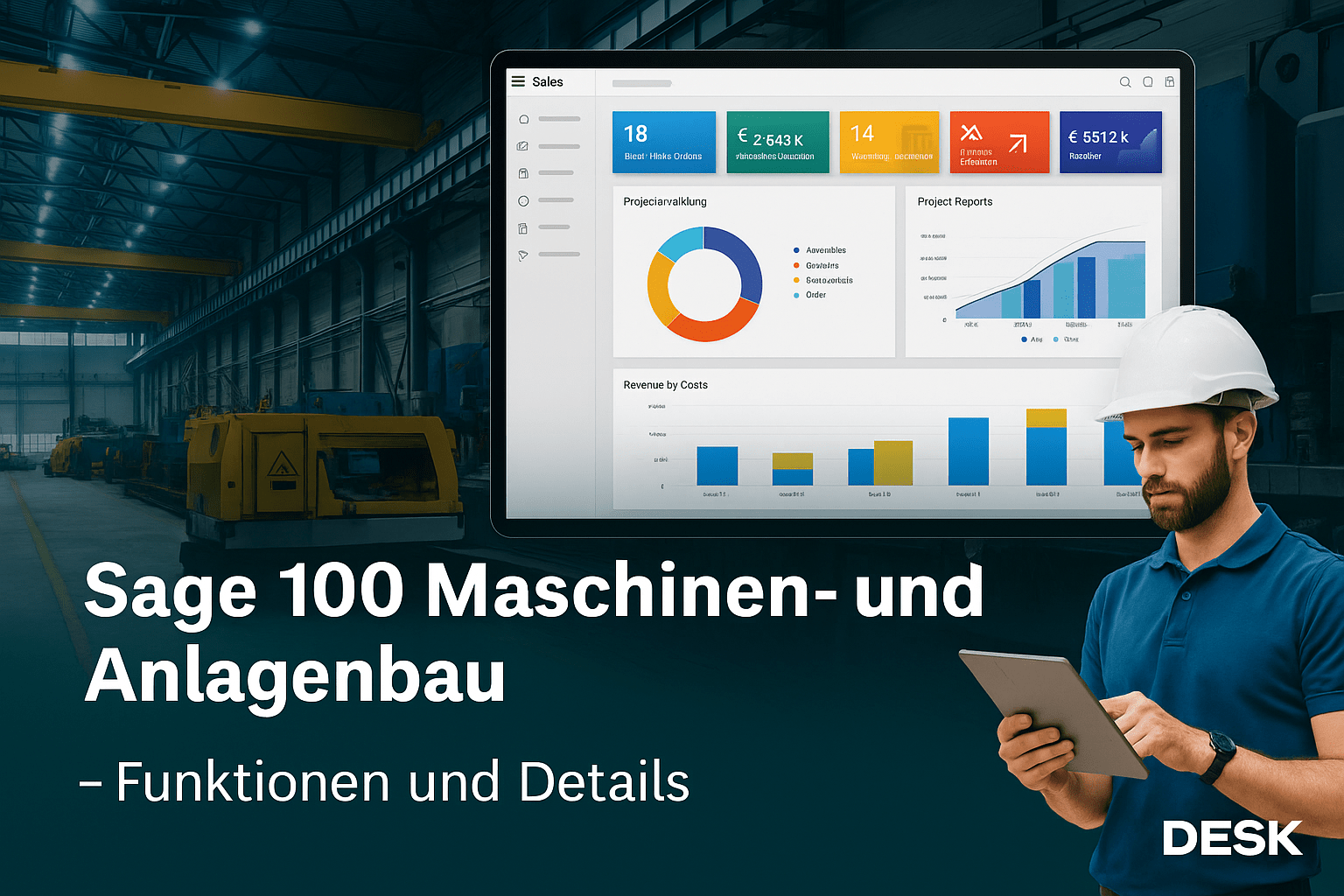 Sage 100 Maschinen- und Anlagenbau – Funktionen und Details