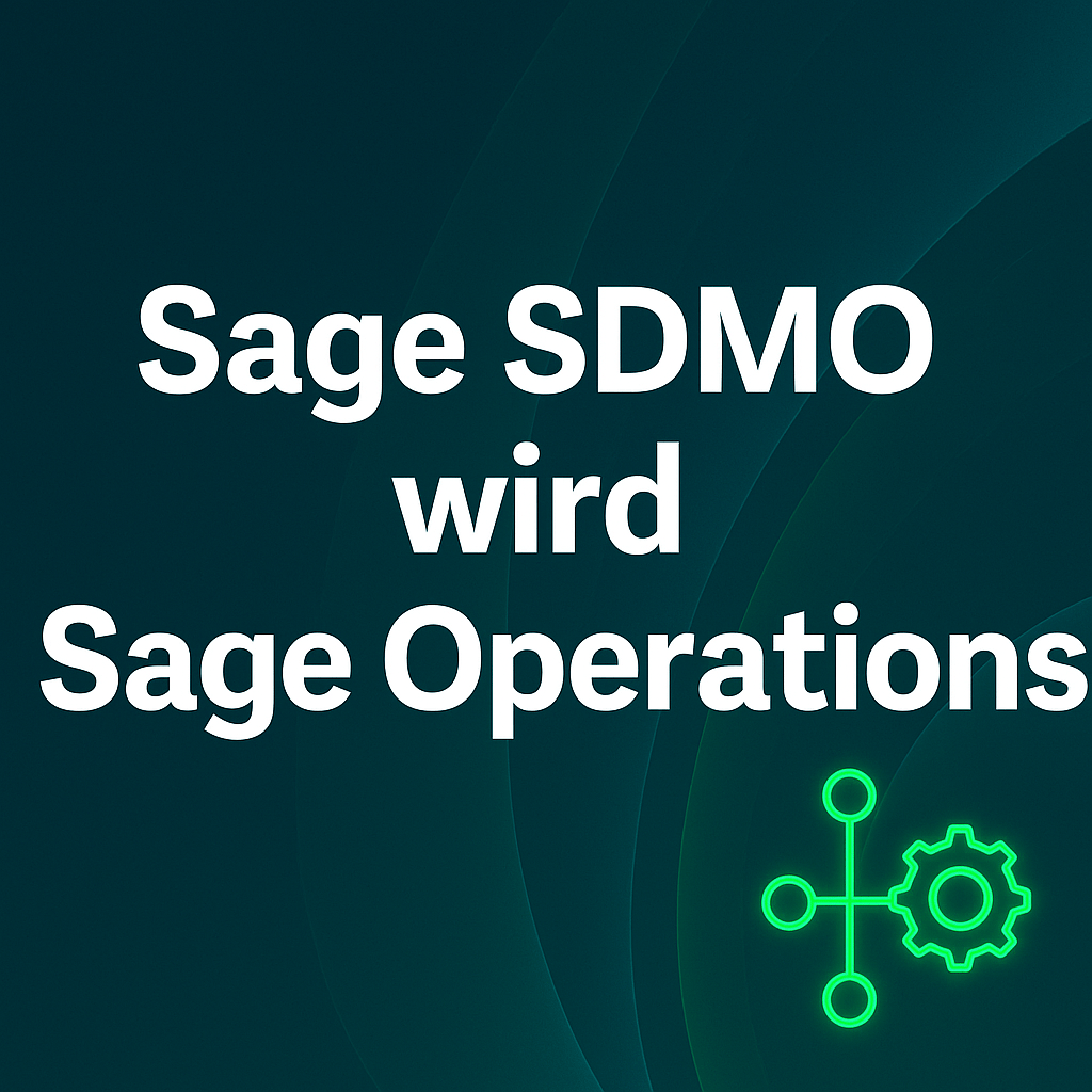 Sage SDMO wird Sage Operations
