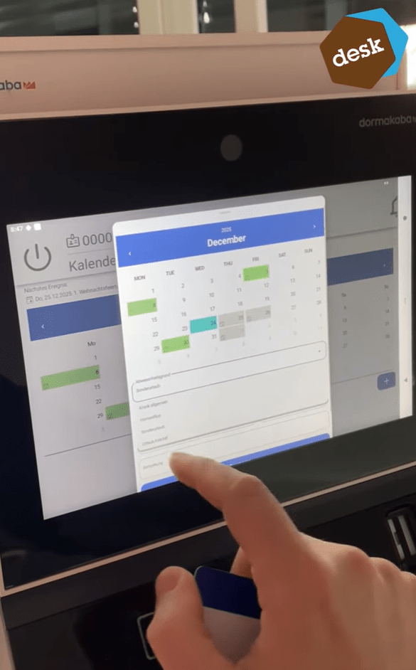 Sage HR Suite Zeiterfassungsterminal interaktiv