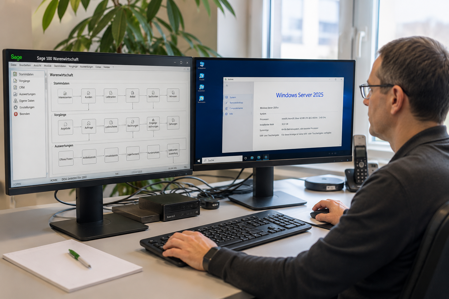 Sage 100 langsam unter Windows Server 2025