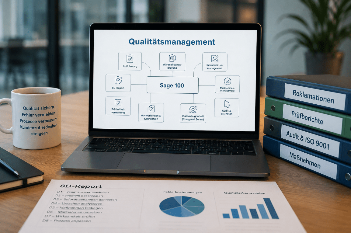 Sage 100 Qualitätsmanagement 8D-Report